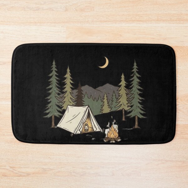 Item preview, Cozy Camping Under Moonlight - Mountain Adventure designed and sold by insplate.