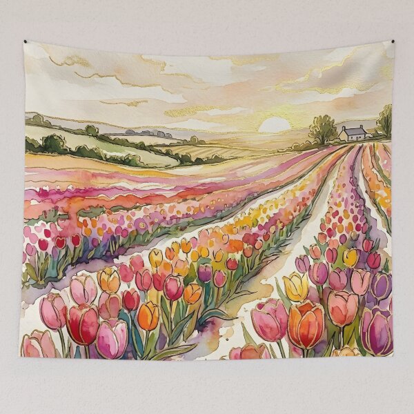 Item preview, Tulip field designed and sold by GraphicsClub.