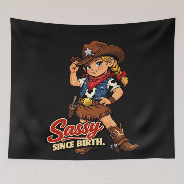 Item preview, Spirited Ranch Child Hat Jean Vest Graphic designed and sold by Tsugraf Designs.