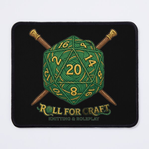 Item preview, Rolling For Gauge D20 Yarn Ball RPG Gamer designed and sold by Retro Mood Co.