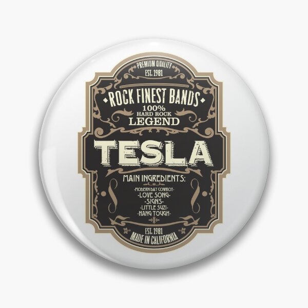Item preview, Tesla (Rock Finest Bands) designed and sold by helenacooper.