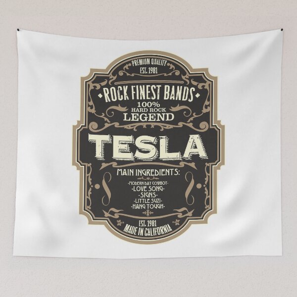 Item preview, Tesla (Rock Finest Bands) designed and sold by helenacooper.