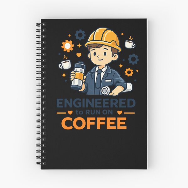 Item preview, Engineered to Run on Coffee designed and sold by insplate.