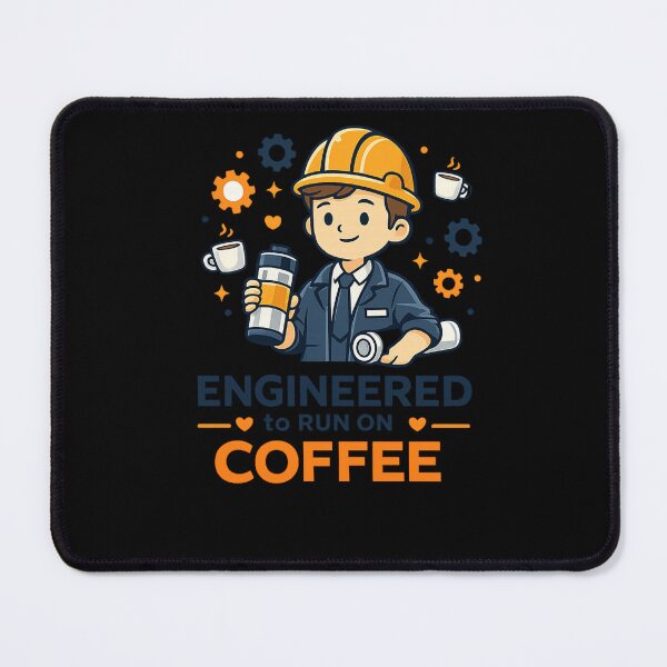Item preview, Engineered to Run on Coffee designed and sold by insplate.