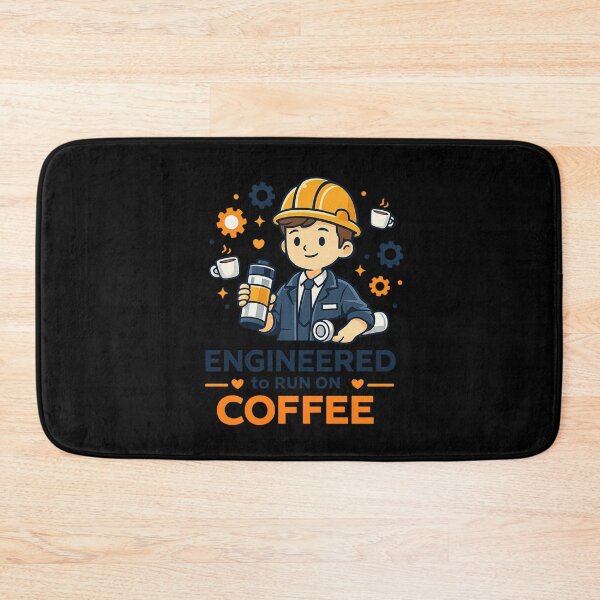 Item preview, Engineered to Run on Coffee designed and sold by insplate.