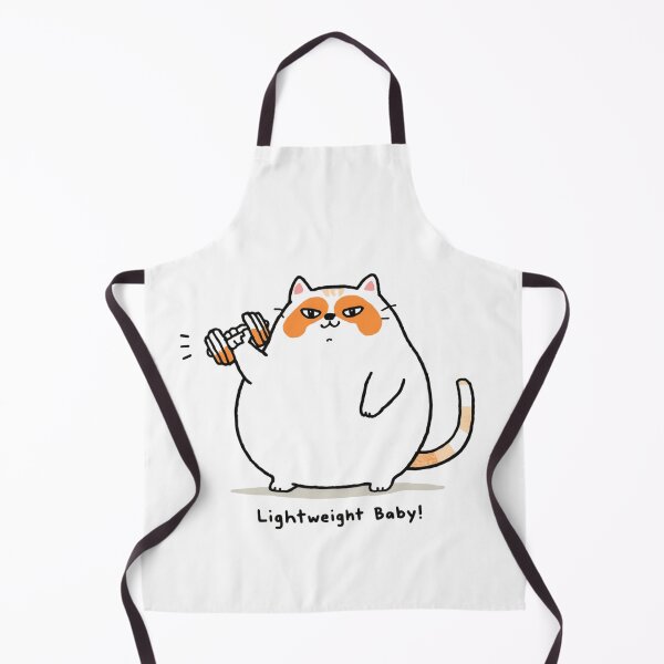 Item preview, Orange Cat Lifting Weights – Funny Gym Cat Workout Design designed and sold by Sparkofart07.