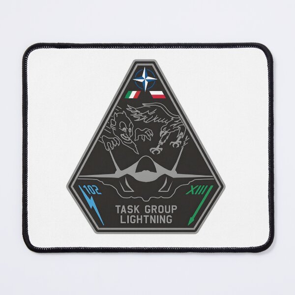 Item preview, Task Group Lightning NATO Deployment Patch designed and sold by CharlieDesings.