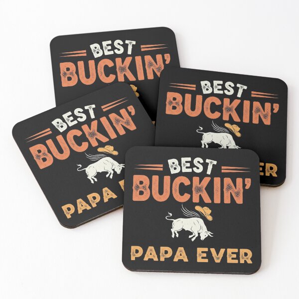 Item preview, Best Buckin Papa Ever Simple Funny Text Humor Gift Tee designed and sold by Designs-RZ.