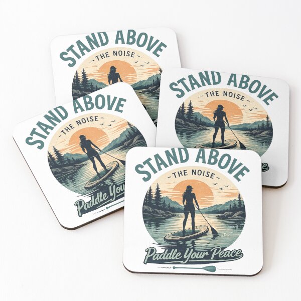 Item preview, PaddleBoard-Stand Above The Noise designed and sold by greatlakesimage.