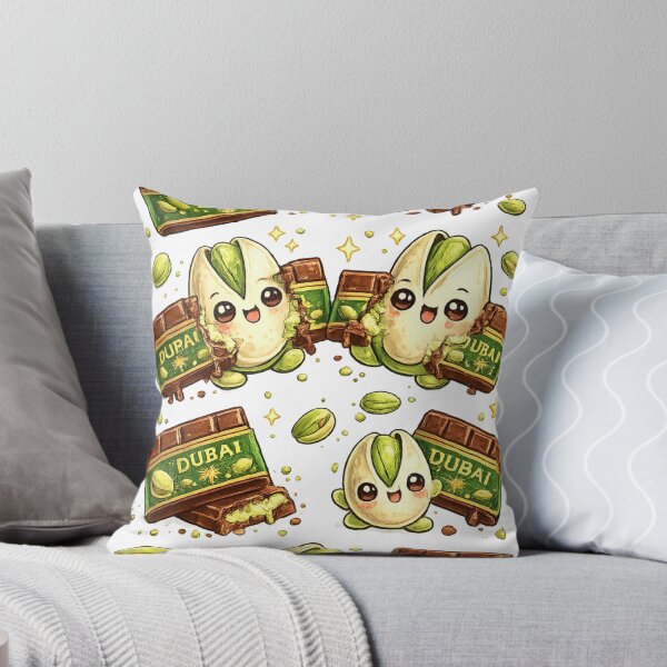 Item preview, Dubai Pistachio Chocolate Kawaii Pattern designed and sold by redsharkuk.