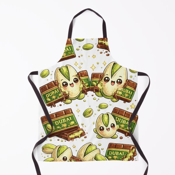 Item preview, Dubai Pistachio Chocolate Kawaii Pattern designed and sold by redsharkuk.