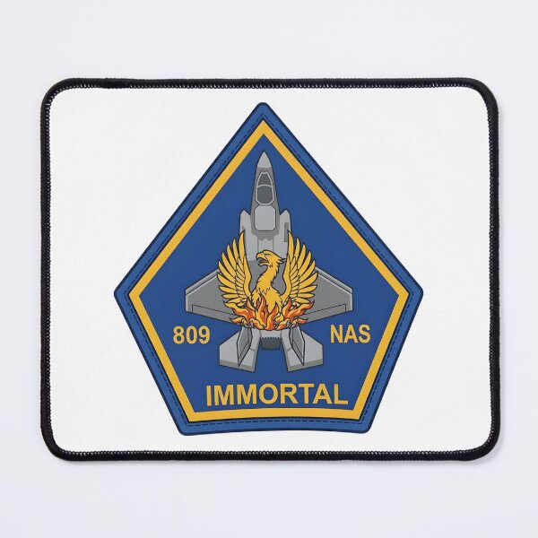Item preview, 809 Naval Air Squadron "Immortal" Military Patch designed and sold by CharlieDesings.