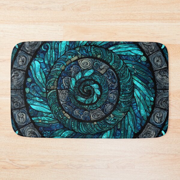 Item preview, New Zealand Māori Paua Pattern Koru Design 907 designed and sold by GrinGalore.