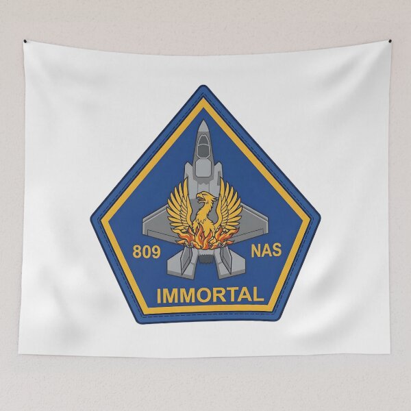 Item preview, 809 Naval Air Squadron "Immortal" Military Patch designed and sold by CharlieDesings.