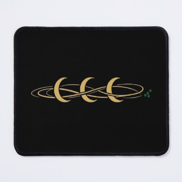 Item preview, Minimalist Lunar Orbit Crescent Moons Horizontal Line Art designed and sold by Inkfino.