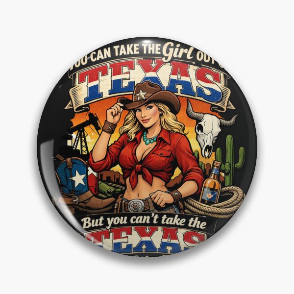 Item preview, Texas woman enduring regional pride designed and sold by Tsugraf Designs.