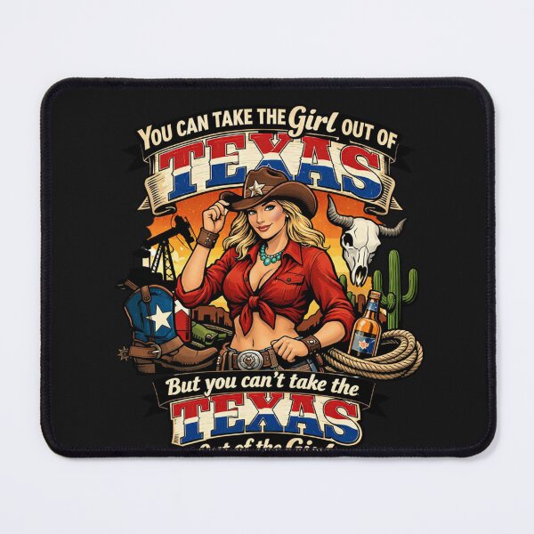 Item preview, Texas woman enduring regional pride designed and sold by Tsugraf Designs.