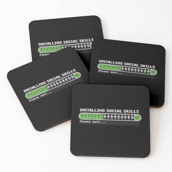 Item preview, Installing Social Skills Funny Introvert Gamer Design designed and sold by Ekonolotie.