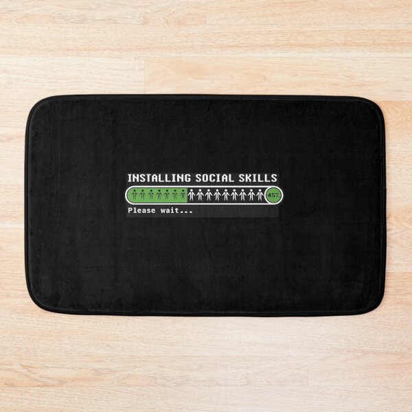Item preview, Installing Social Skills Funny Introvert Gamer Design designed and sold by Ekonolotie.