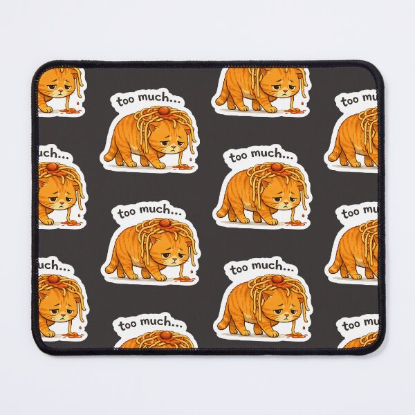 Item preview, Spaghetti Cat Moody Ginger Cats Series  designed and sold by LadyArtSpirit.