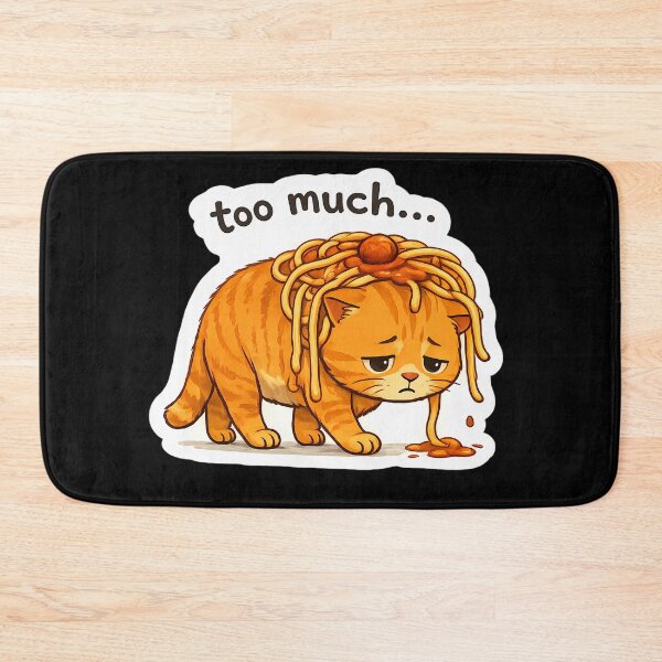 Item preview, Spaghetti Cat Moody Ginger Cats Series  designed and sold by LadyArtSpirit.