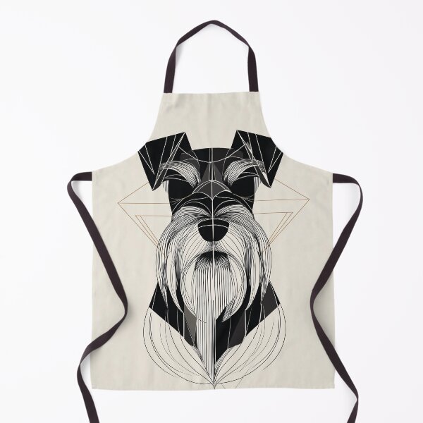 Item preview, Geometric Schnauzer Portrait designed and sold by lautir.