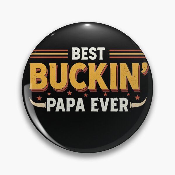 Item preview, Best Buckin Papa Ever Minimalist Funny Hunting Dad Gift designed and sold by Designs-RZ.