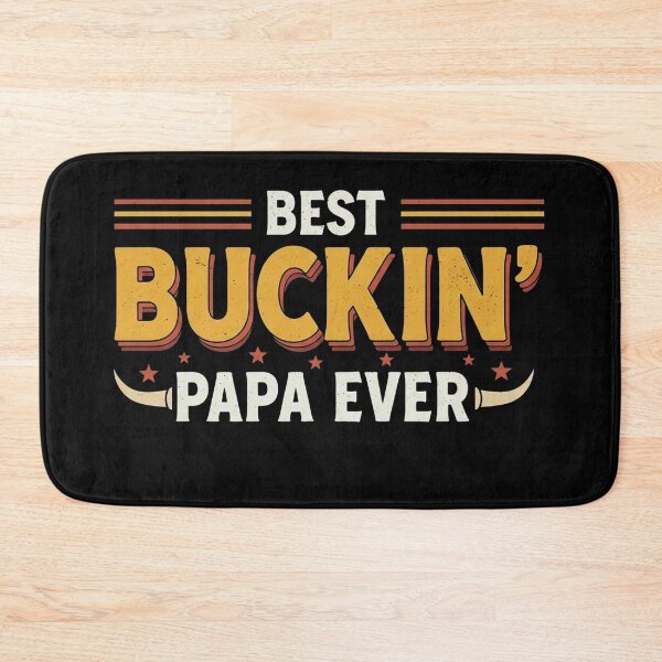 Item preview, Best Buckin Papa Ever Minimalist Funny Hunting Dad Gift designed and sold by Designs-RZ.