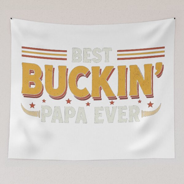 Item preview, Best Buckin Papa Ever Minimalist Funny Hunting Dad Gift designed and sold by Designs-RZ.