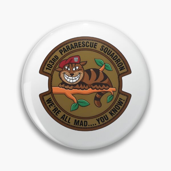 Item preview, 103rd Pararescue Squadron Cheshire Badge designed and sold by CharlieDesings.