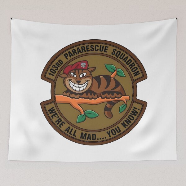 Item preview, 103rd Pararescue Squadron Cheshire Badge designed and sold by CharlieDesings.
