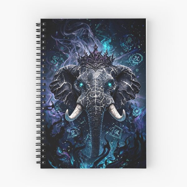 Item preview, Dark Royal Elephant – Mystic Dark Fantasy Art designed and sold by WonderPiks.