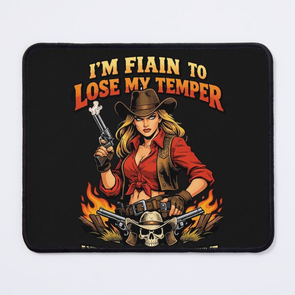 Item preview, Fierce Lady Handgun Temper Skull Graphic designed and sold by Tsugraf Designs.