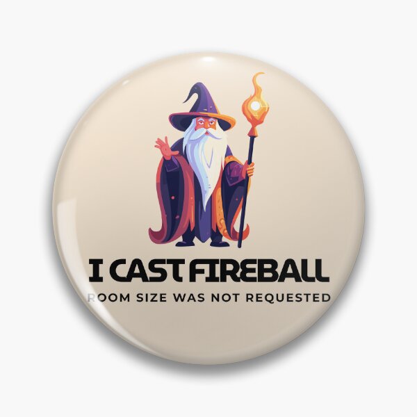 Item preview, I Cast Fireball designed and sold by DOMO Industries.