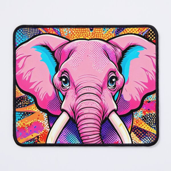 Item preview, Pop Art Elephant – Neon Graffiti Design designed and sold by WonderPiks.