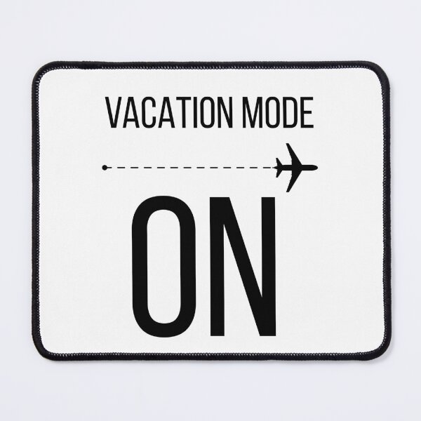 Item preview, Vacation Mode ON Minimal Airplane Travel Design designed and sold by WildTrace.