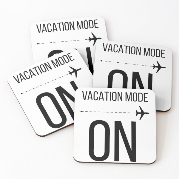 Item preview, Vacation Mode ON Minimal Airplane Travel Design designed and sold by WildTrace.