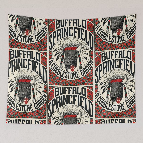 Item preview, Vintage Buffalo Springfield Poster with Psychedelic ’60s California Folk Vibes designed and sold by Analog Aura .
