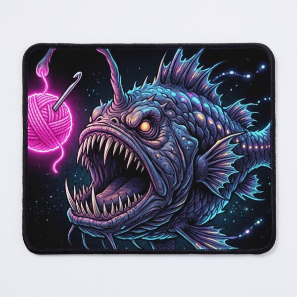 Item preview, Anglerfish Glowing Yarn Ball Deep Sea Crafter designed and sold by Retro Mood Co.