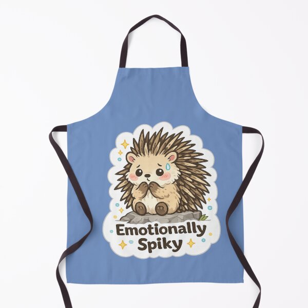 Item preview, Emotionally Spiky Porcupine Meme | Cute Relatable Animal Sticker Design designed and sold by BabyStark.