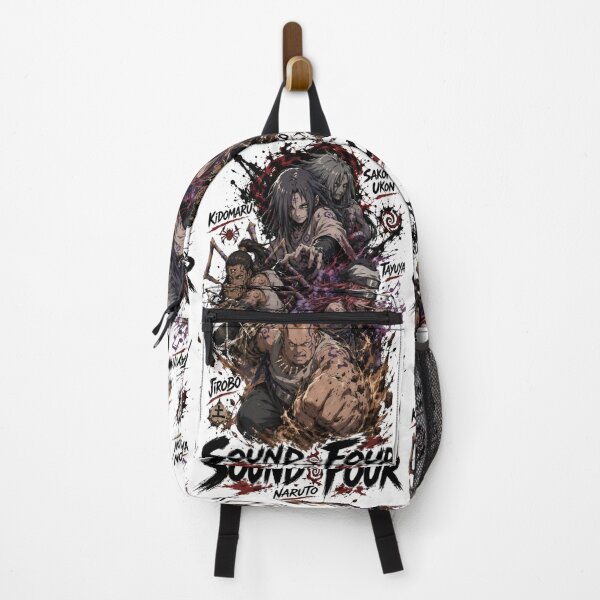 Item preview, Naruto Sound Four – Sakon Ukon Kidomaru Tayuya Jirobo Anime Villains Art Print designed and sold by Dyan4.