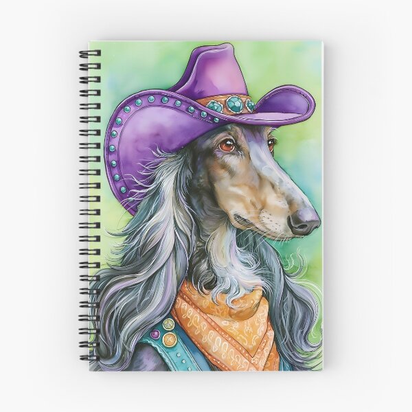 Item preview, Afghan Hound Cowgirl designed and sold by prettykaler.