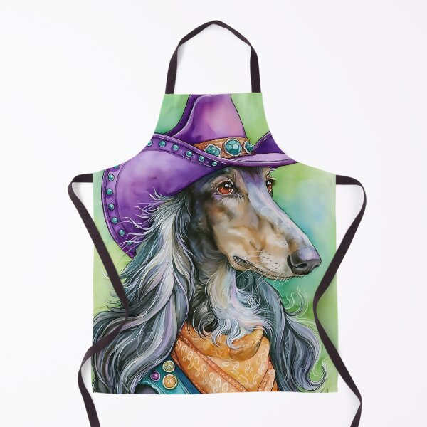 Item preview, Afghan Hound Cowgirl designed and sold by prettykaler.