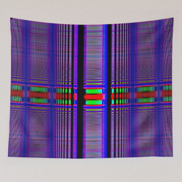 Item preview, Abstract Pattern "Blue, green, red"  designed and sold by Gluecknika.