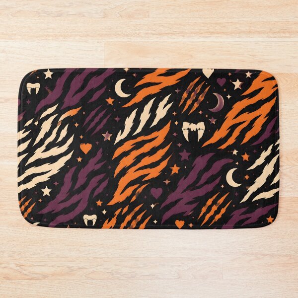 Item preview, Hot Tiger Print Hearts Dark Animal Aesthetic designed and sold by Furrenzy.