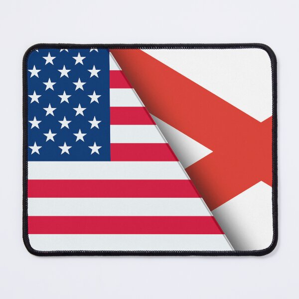 Item preview, Double Flag of USA and Alabama. United States and Alabama official flags. 3D illustration. Illustration of Double Flag. American and Alabama symbol. Two Flags Together designed and sold by Decoriolus.