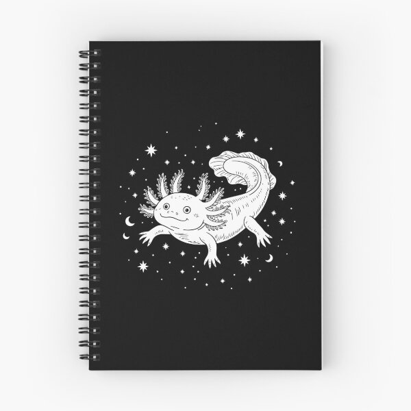 Item preview, Space Axolotl Minimal Amphibian Monochrome Line Art designed and sold by NaturEdeN.