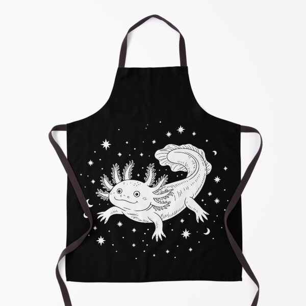 Item preview, Space Axolotl Minimal Amphibian Monochrome Line Art designed and sold by NaturEdeN.