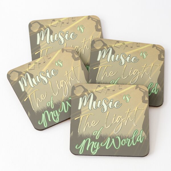 Item preview, Music Is The Light Of My World designed and sold by BrightrDayMusicArt.