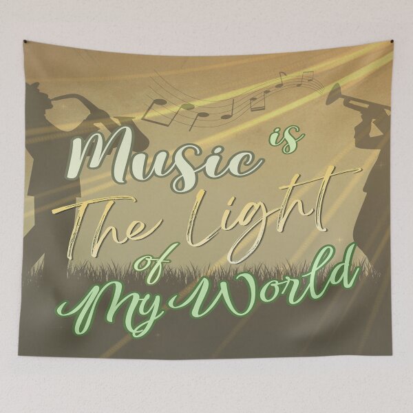 Item preview, Music Is The Light Of My World designed and sold by BrightrDayMusicArt.